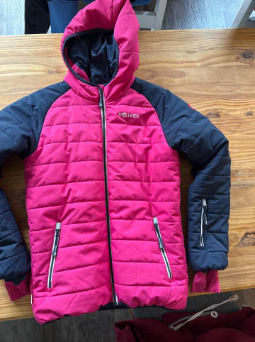 Trollkids Ski-/ Snowboardjacke "Hafjell Pro" in Pink/ Dunkelblau