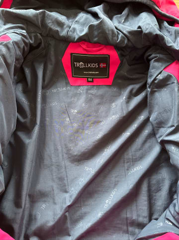 Trollkids Ski-/ Snowboardjacke "Hafjell Pro" in Pink/ Dunkelblau