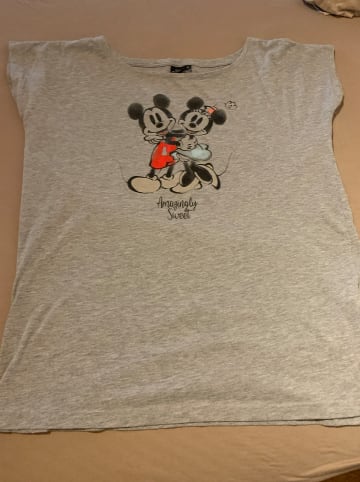 Disney Mickey Mouse Loose-Shirt Mickey & Minnie Mouse Amazingly in grau meliert