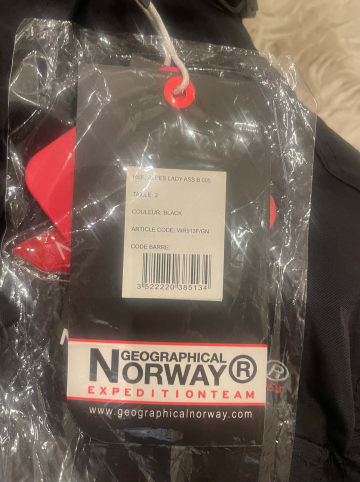 Geographical Norway Parka "Alpes" in Schwarz