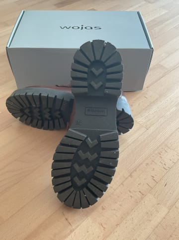 Wojas Leder-Mokassins in Hellbraun