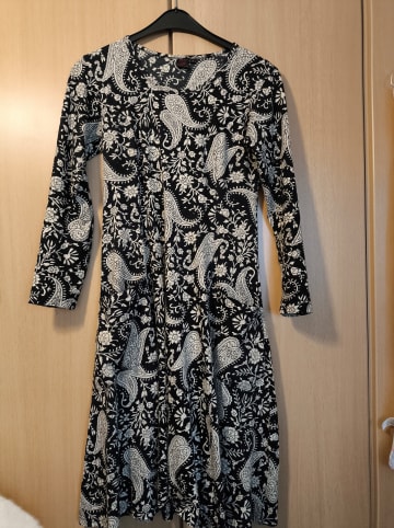 Aller Simplement Kleid in Schwarz/ Beige