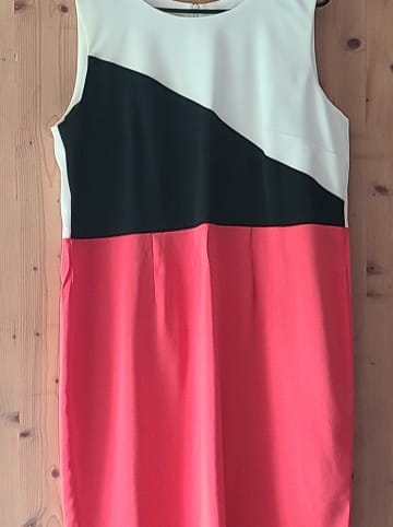 Bleu d'Azur Kleid "Dubai" in Pink/ Weiß/ Schwarz