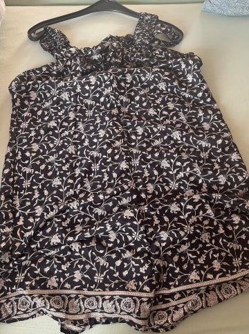 Aller Simplement Jumpsuit in Schwarz/ Weiß