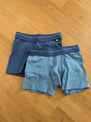 Sanetta 2er Set: Boxershorts in blau - Nie getragen!
