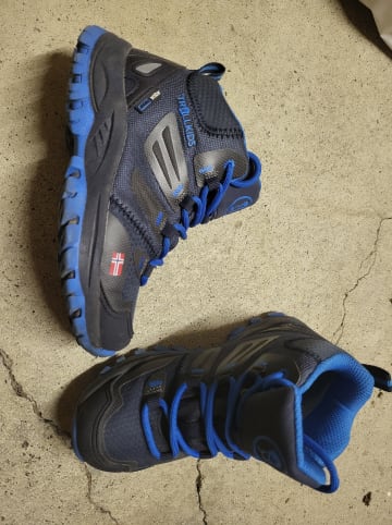 Trollkids Wanderschuhe "Rondane Hiker Mid" in Dunkelblau