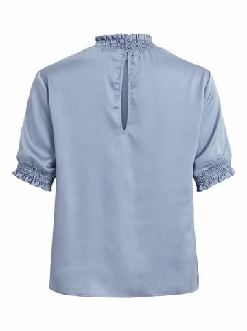 Vila Shirt "Blume" in Hellblau