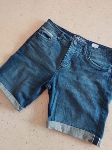 Sublevel Jeans-Bermudas in Dunkelblau