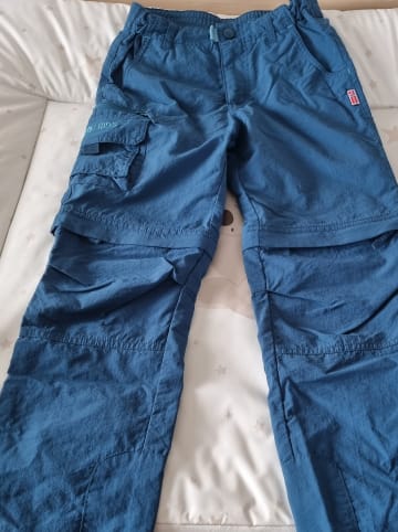 Trollkids Zipp-Off-Trekkinghose "Oppland" - Regular fit -  in Blau