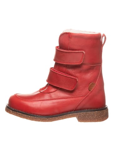 BO-BELL Leder-Boot in Rot