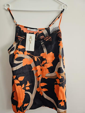 BGN Top in Schwarz/ Orange