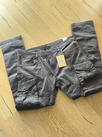 Amaci&Sons Cargo Jogger-Chino WYATT in Dunkelgrau