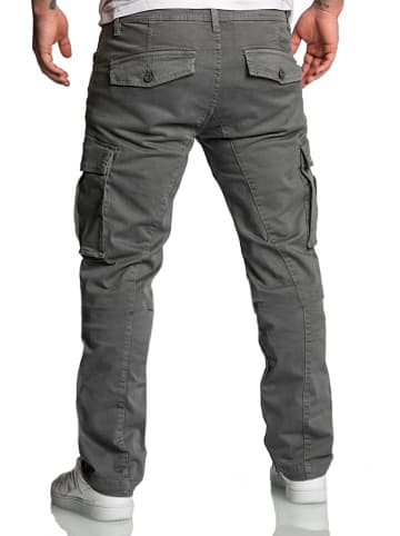 Amaci&Sons Cargo Jogger-Chino WYATT in Dunkelgrau