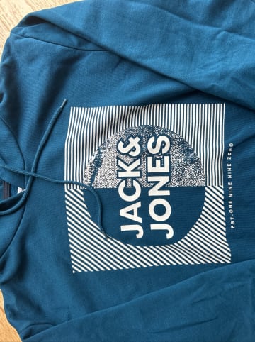 Jack & Jones Hoodie "Stein" in Blau