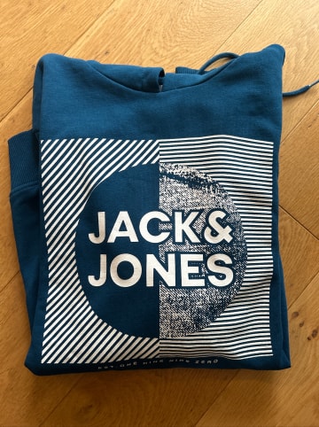 Jack & Jones Hoodie "Stein" in Blau