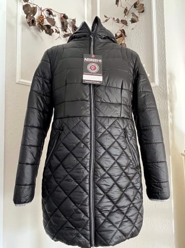 Geographical Norway Steppmantel "Alison" in Schwarz