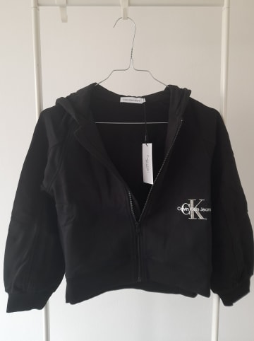 Calvin Klein Sweatjacke in Schwarz