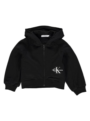 Calvin Klein Sweatjacke in Schwarz