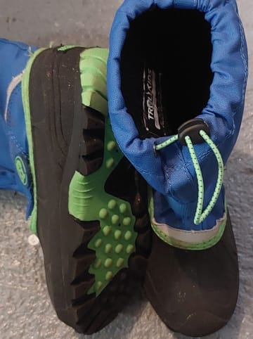 Trollkids Winterboots in Hellblau/ Schwarz