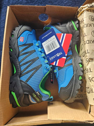 Trollkids Trekkingschuhe "Trolltunga Hiker Low" in Hellblau
