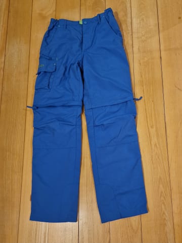 Trollkids Zipp-Off-Trekkinghose "Oppland" - Slim fit - in Blau