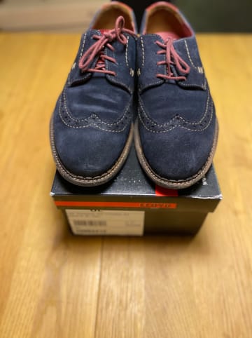 LLOYD Leder-Schnürschuhe "Giles" in Dunkelblau