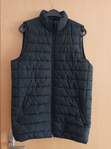 JACK & JONES Junior Steppweste "Wing" in Schwarz