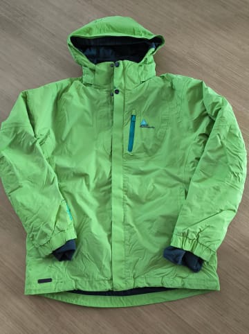 Peak Mountain 3in1-Ski-/ Snowboardjacke in Grün/ Grau