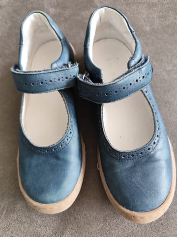 BO-BELL Leder-Spangenballerinas in Blau