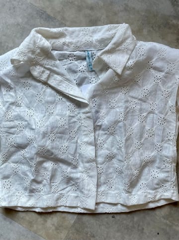 Chezalou Bluse in Weiß