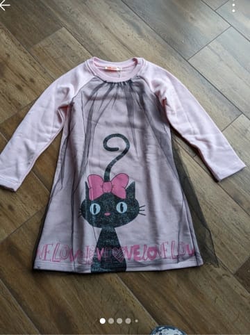 Denokids Kleid "Love Cats" in Rosa