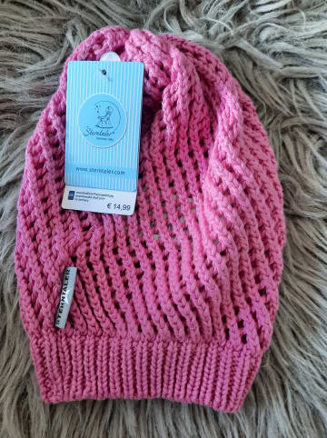 Sterntaler Mütze in Rosa