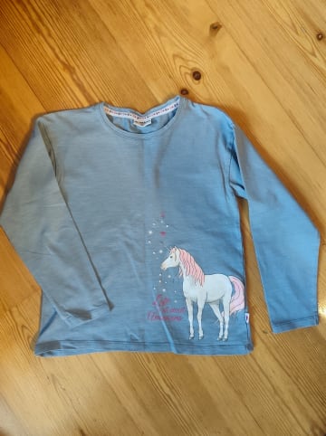 Salt and Pepper Longsleeve in Hellblau