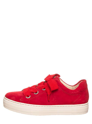 SALAMANDER Leder-Sneakers "Courtyard" in Rot