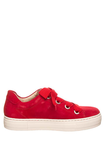 SALAMANDER Leder-Sneakers "Courtyard" in Rot