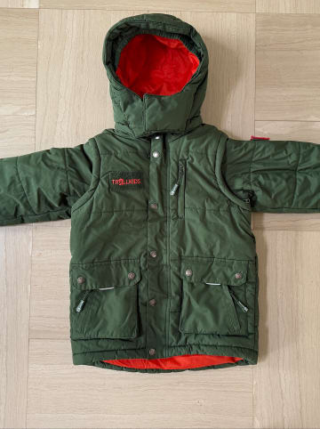 Trollkids Zip-Off-Winterjacke "Holmdalen XT" in Grün