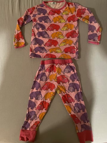 Småfolk Pyjama "Elephant" in Rosa
