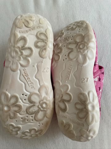 superfit Hausschuhe "Bonny" in Rosa/ Weiß