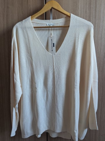 Tom Tailor Pullover in Creme