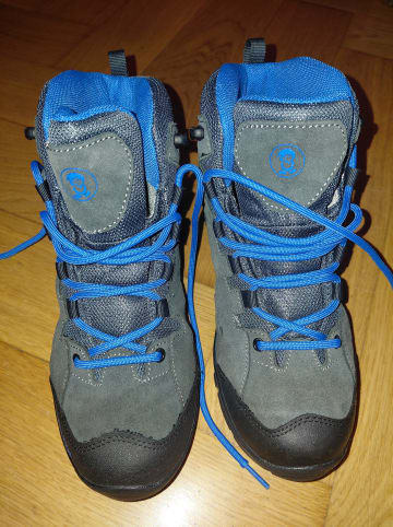 Trollkids Wanderschuhe "Trollsteinen Hiker Mid" in Anthrazit