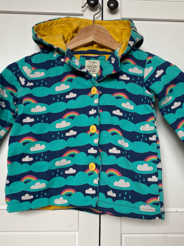 Frugi Sweatjacke in Dunkelblau/ Türkis