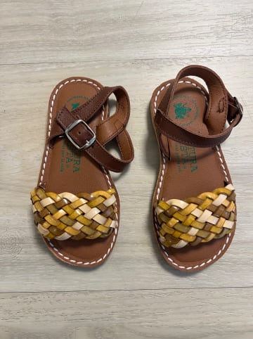 El Naturalista Leder-Sandalen "Ibiza" in Hellbraun