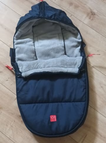 Kaiser Naturfellprodukte Kuschelsack "Hoy" in Dunkelblau - (L)80 x (B)40 cm