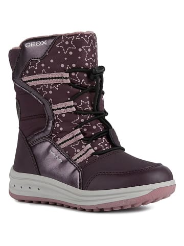 Geox Winterboots "Roby" in Aubergine