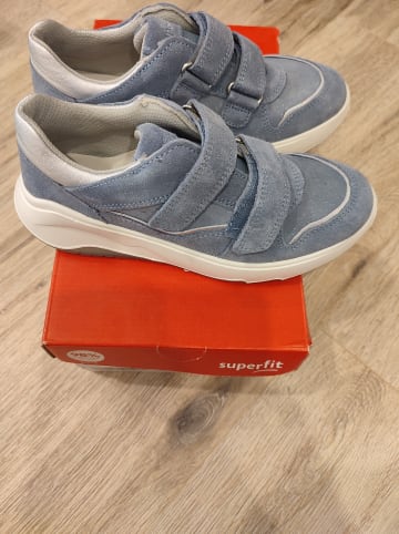 superfit Leder-Sneakers "Melody" in Hellblau