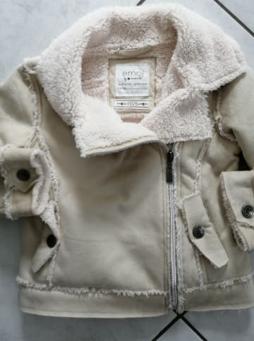 Emoi Übergangsjacke in Beige/ Weiß