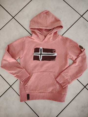 Trollkids Hoodie "Trondheim" in Rosa