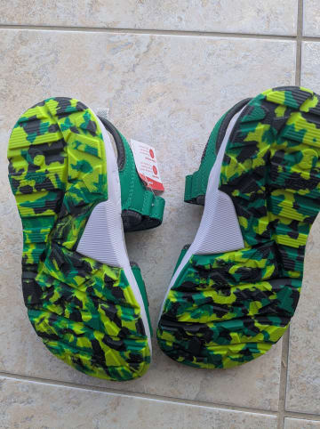 superfit Leder-Sandalen in Grün