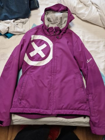 Chiemsee Ski-/ Snowboardjacke "Kandy" in Lila/ Weiß