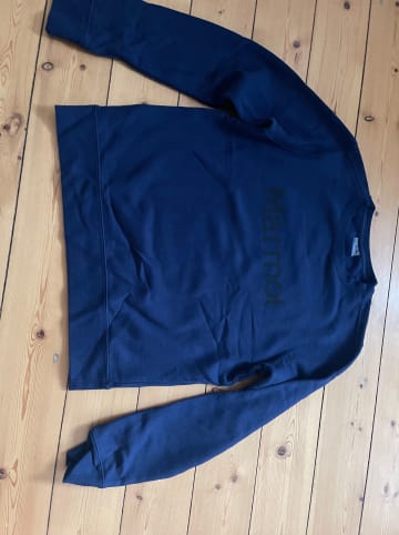 Marmot Sweatshirt "Crew" in Dunkelblau